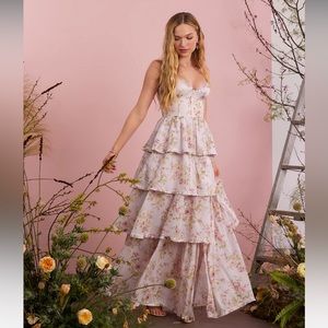 V. Chapman Caterina Dress in Pink Rose Dress